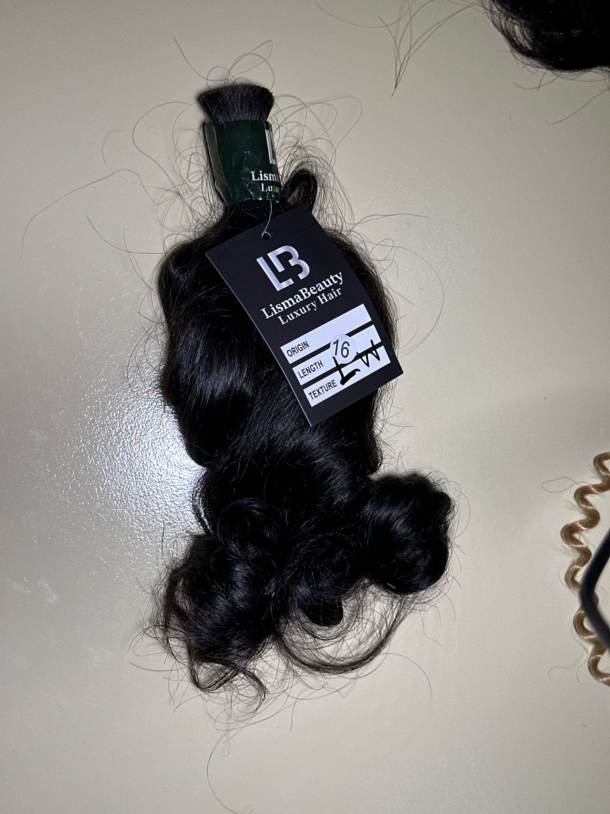 Raw human hair