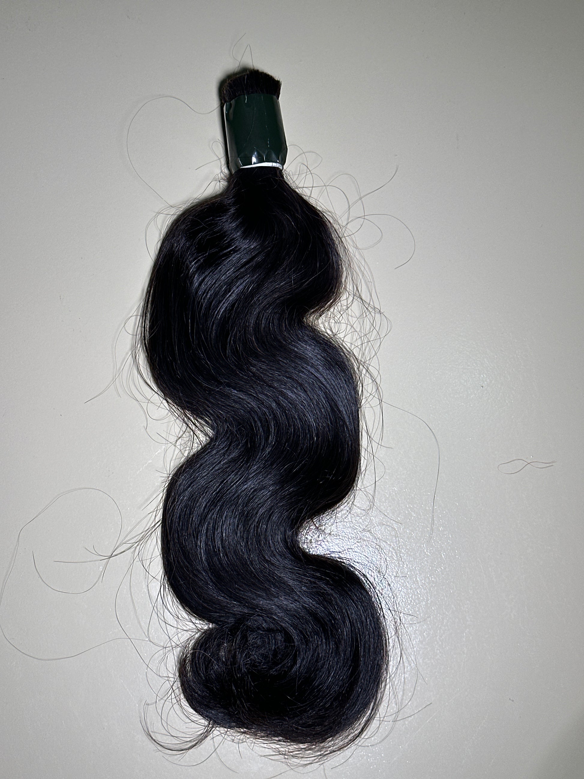 Raw human hair